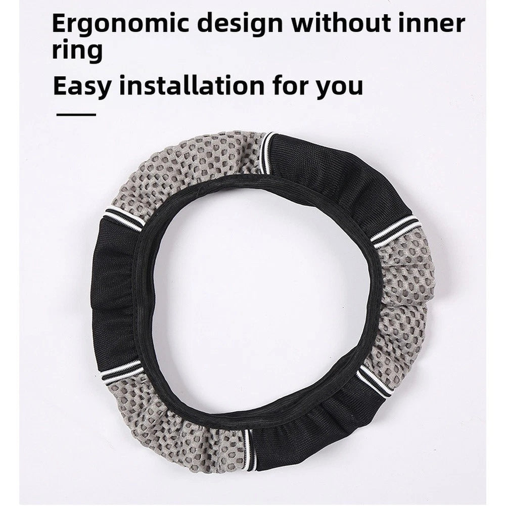3D Ice Silk Steering Wheel Cover for Most Vehicles (Universal Fit)