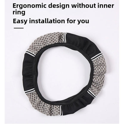 3D Ice Silk Steering Wheel Cover for Most Vehicles (Universal Fit)