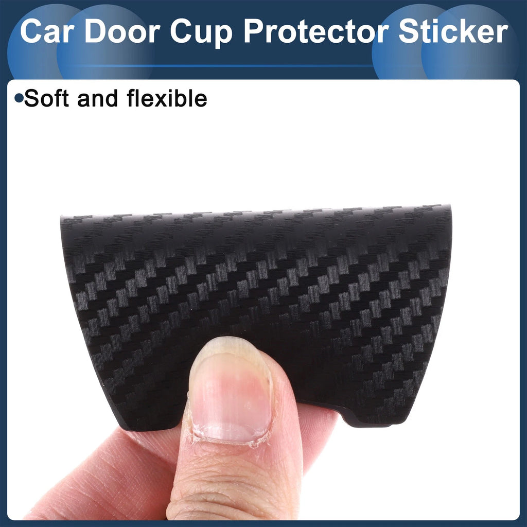 3D Car Door Handle Scratch Protector for Universal Vehicles (68x85mm)