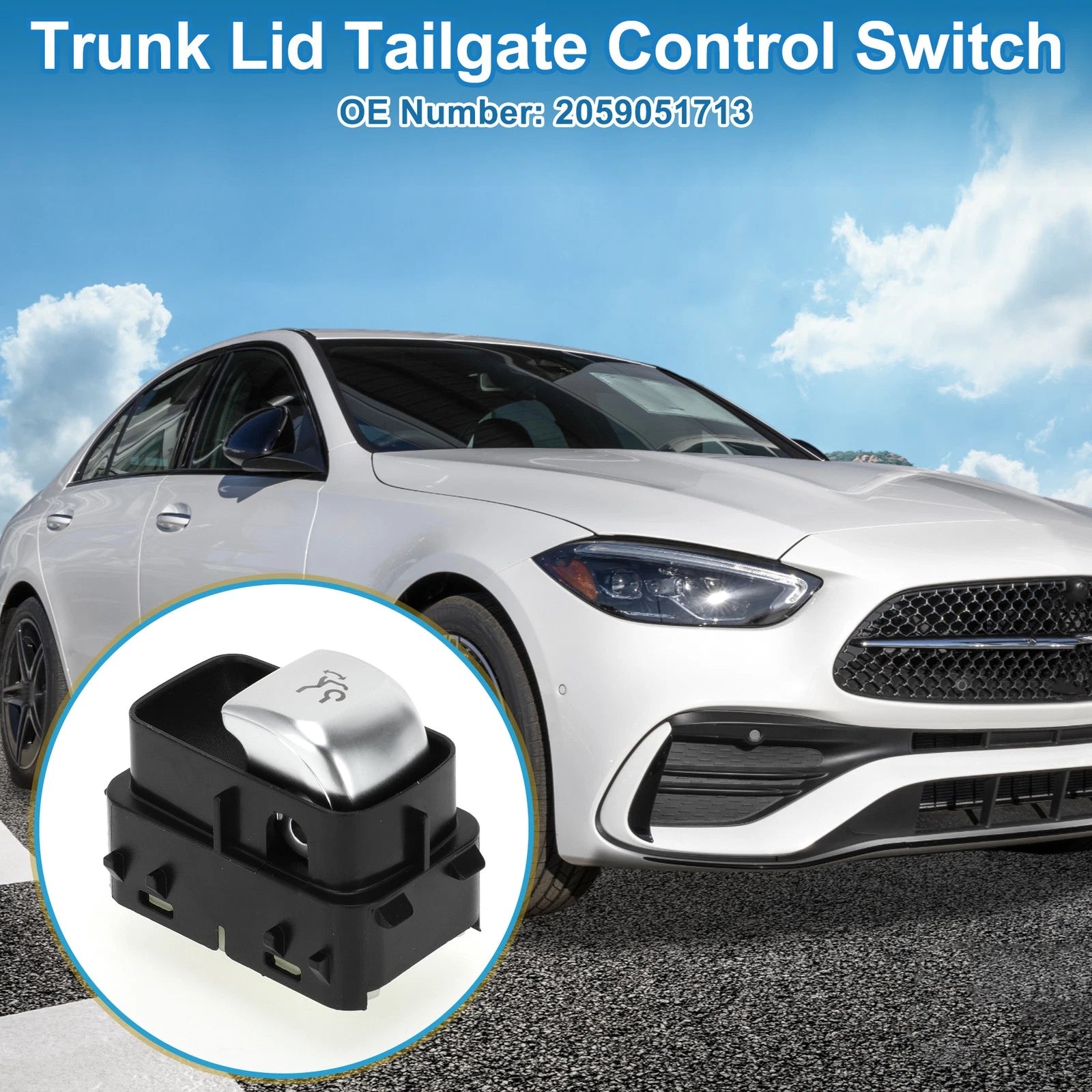Trunk Release Switch Replacement for Mercedes-Benz C180 C200 C300 (2008–2016)