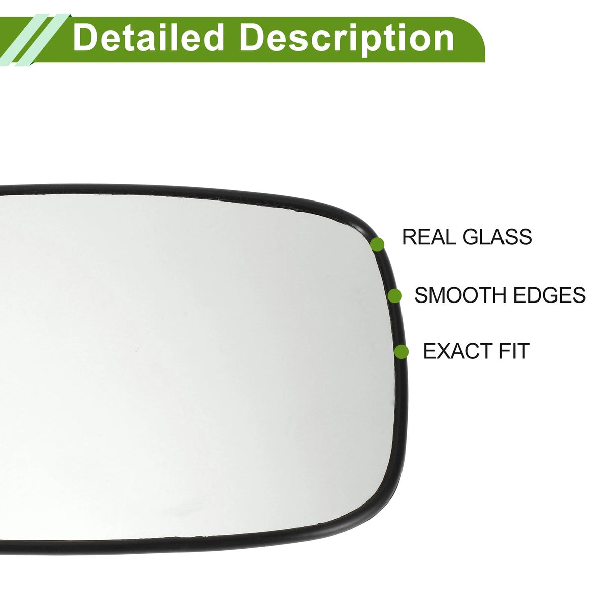 Left Heating Mirror Glass for Hyundai Azera (2006–2008) No. 876113L900
