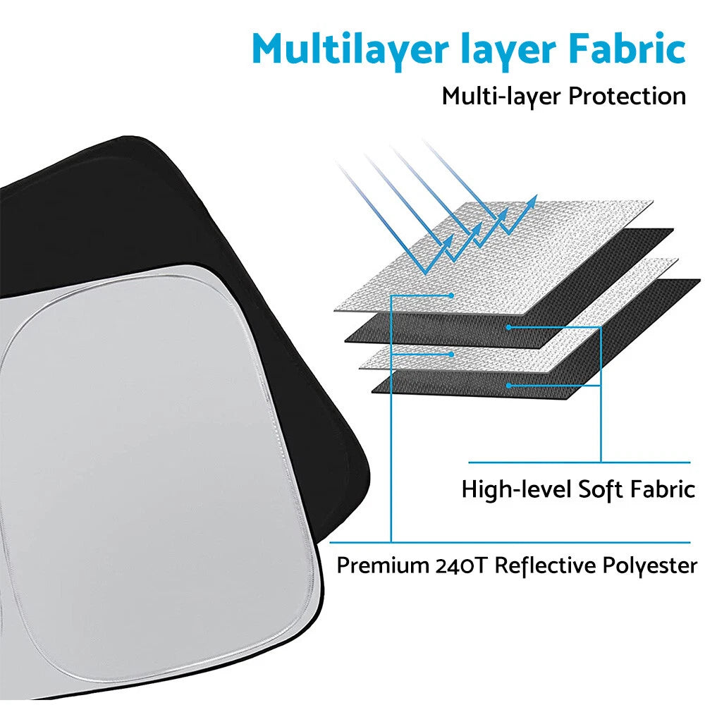 Wind Screen Sun Shade for Honda CR-V (2017–2023) UV Block Foldable