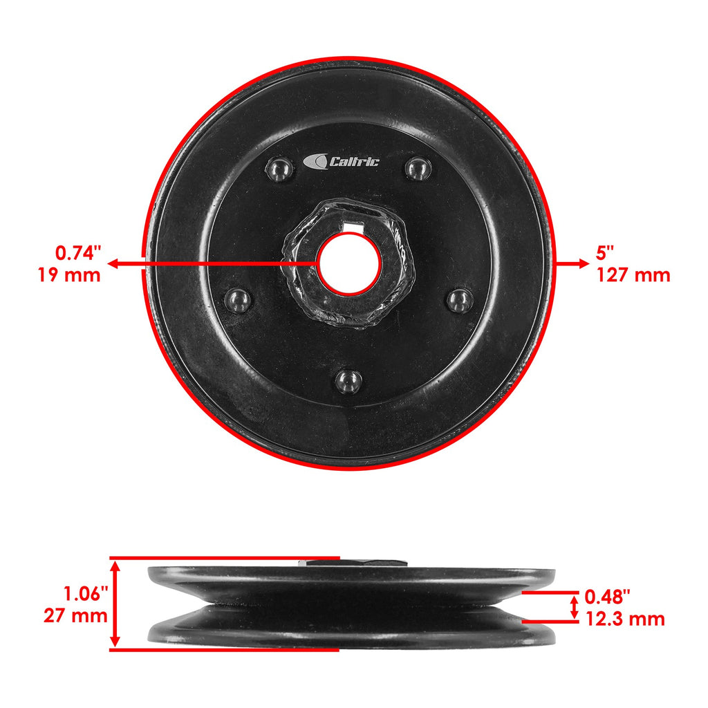Deck Spindle V Pulley Replacement for Cub Cadet 301 317 2018-48 (2006–2010)