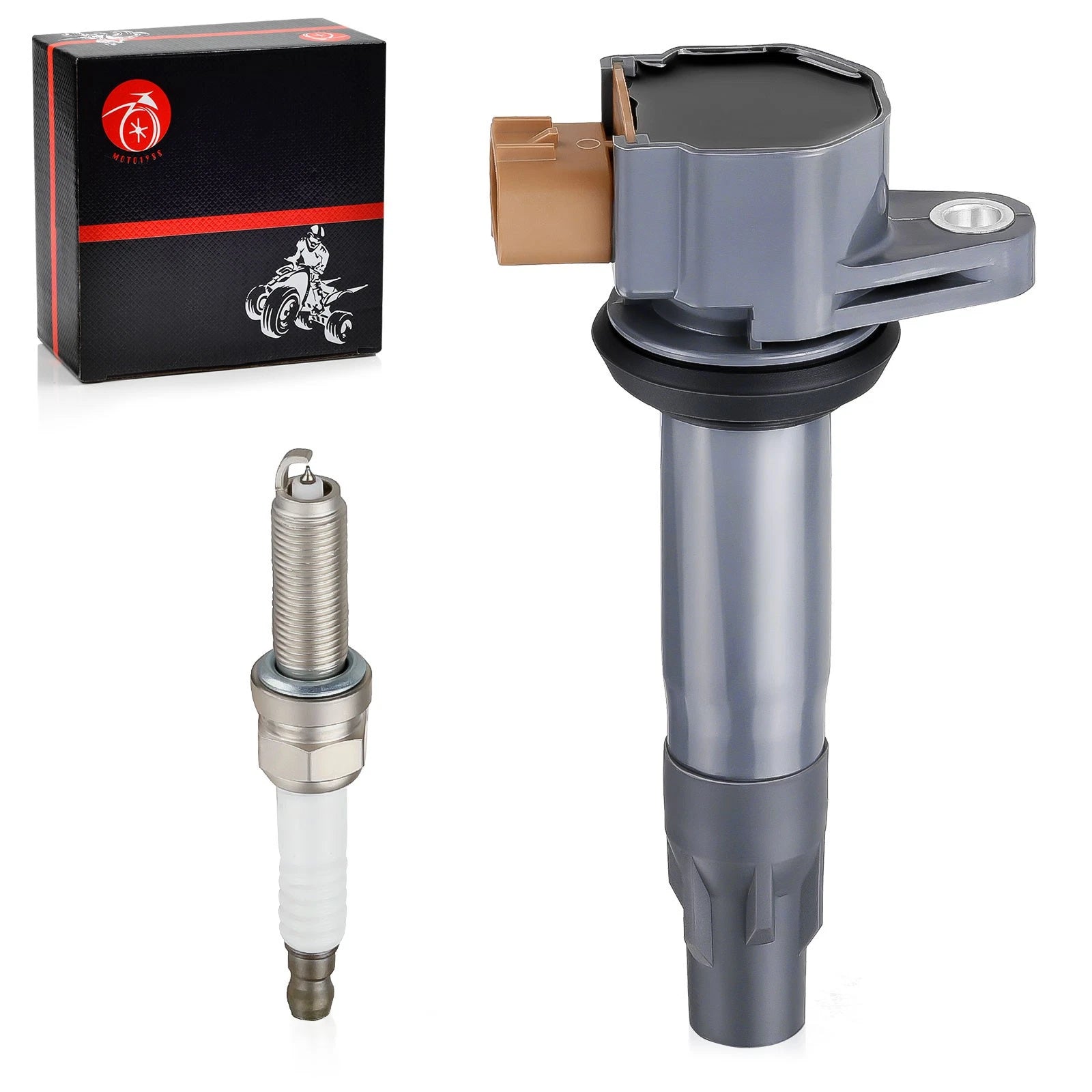 Ignition Coil Iridium Spark Plug 420666145 for Can-Am Maverick X3 Max Turbo (2017–2023)