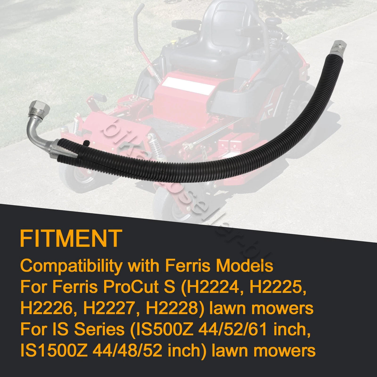 Replacement Hydraulic Hose Assembly for Ferris 23370, 5023370, 5102095