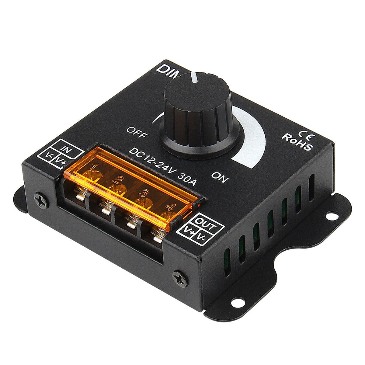 Adjustable LED Dimmer Switch for LED Strip Light (12V-24V)