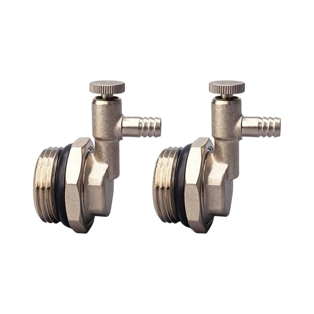 Brass Vent Valve for Floor Heating System 1 Inch Manual Air Release