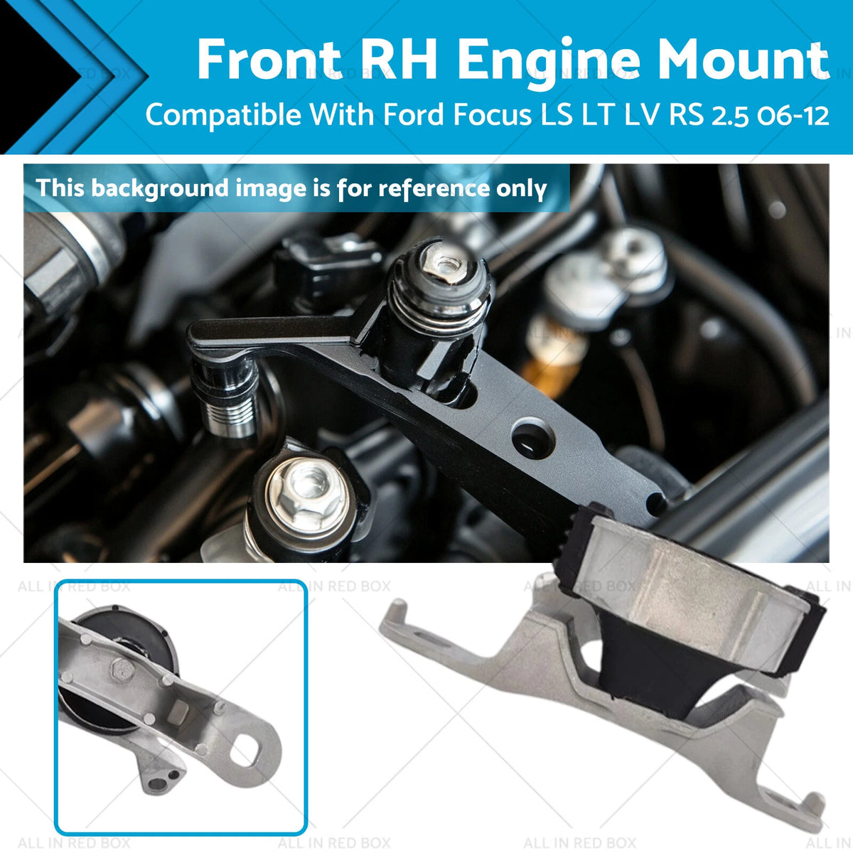 RH Engine Mount for Ford Focus LS LT ST 2.5L 5Cyl Turbo (2000–2007)
