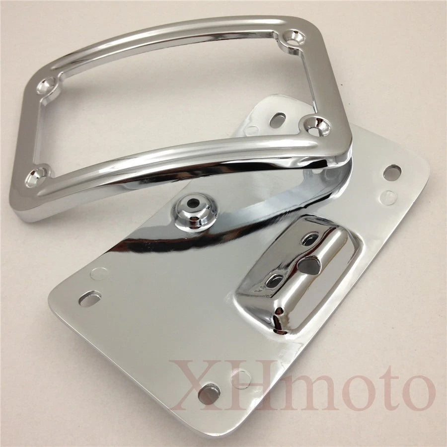 Chrome License Plate Bracket for Harley Softail FLSTSC, FLSTN (2005–2007)