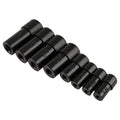 8 Piece Tap Socket Set 70500 for Tap Threading 1/8"-3/4" Ratchet NPT