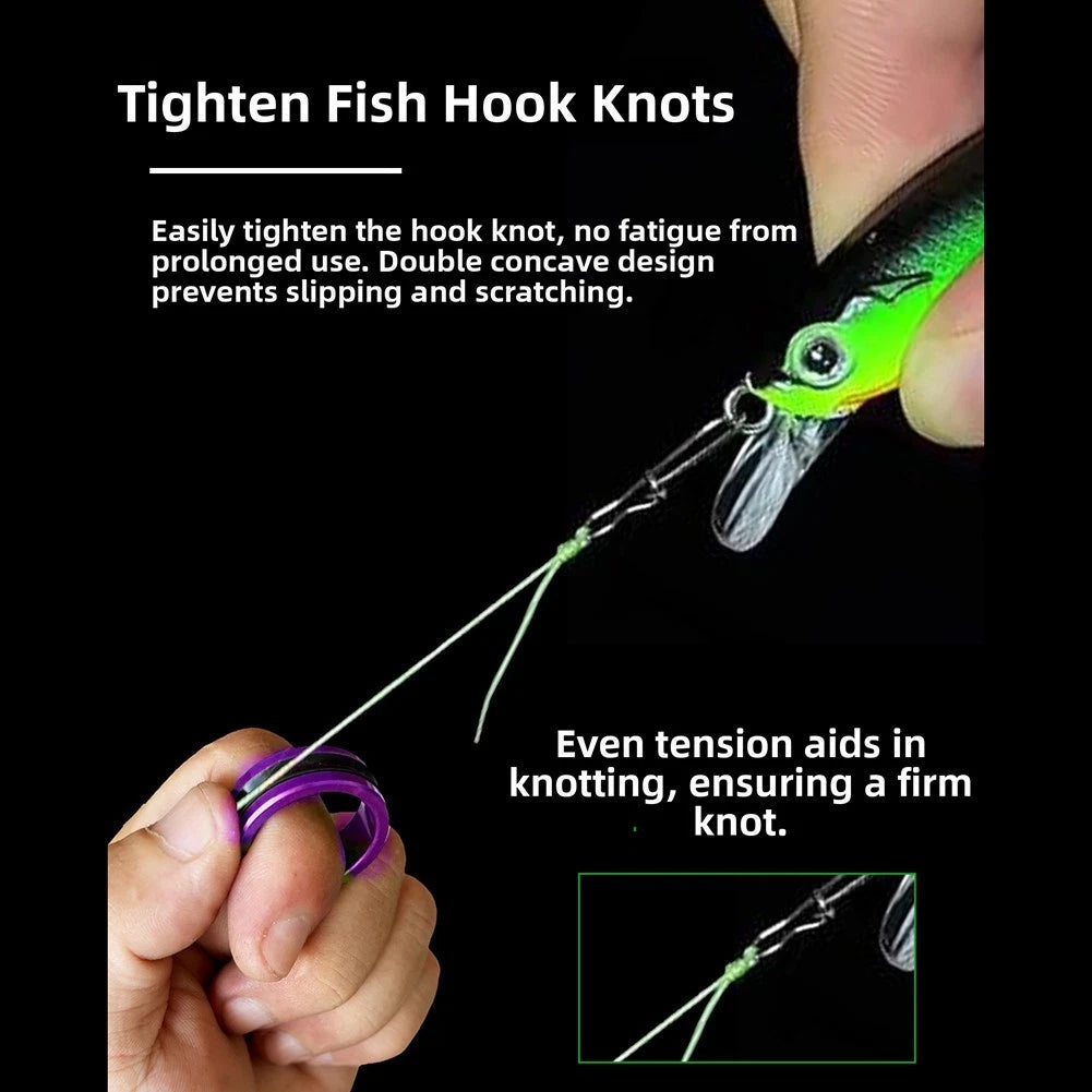 Fishing Line Guides Ring Tool for Leader Knot Tightening