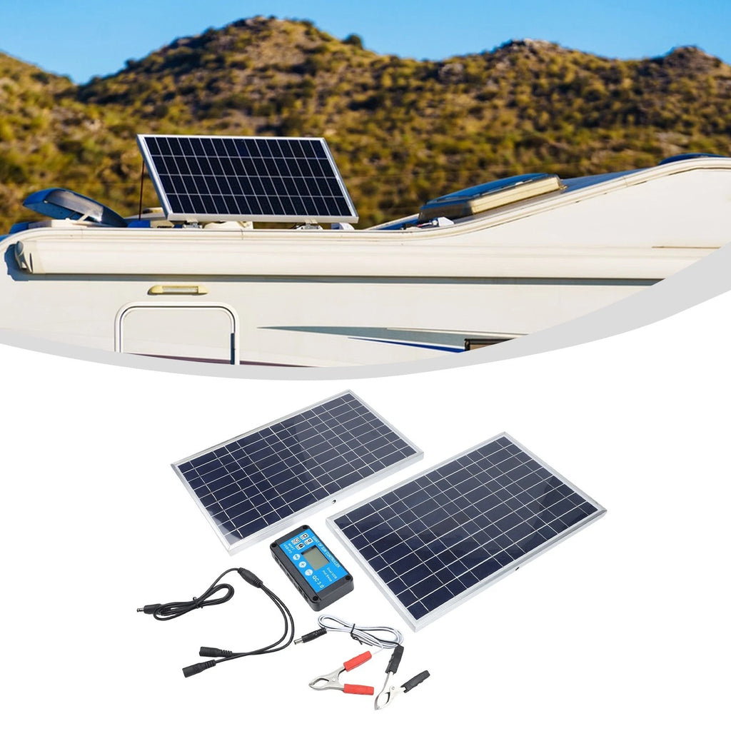 200W 12V Solar Panel Battery Charger for Boat RV Car (200W)