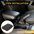 Console Lid Armrest Cover for GMC Canyon (2015–2023) Microfiber Leather Black