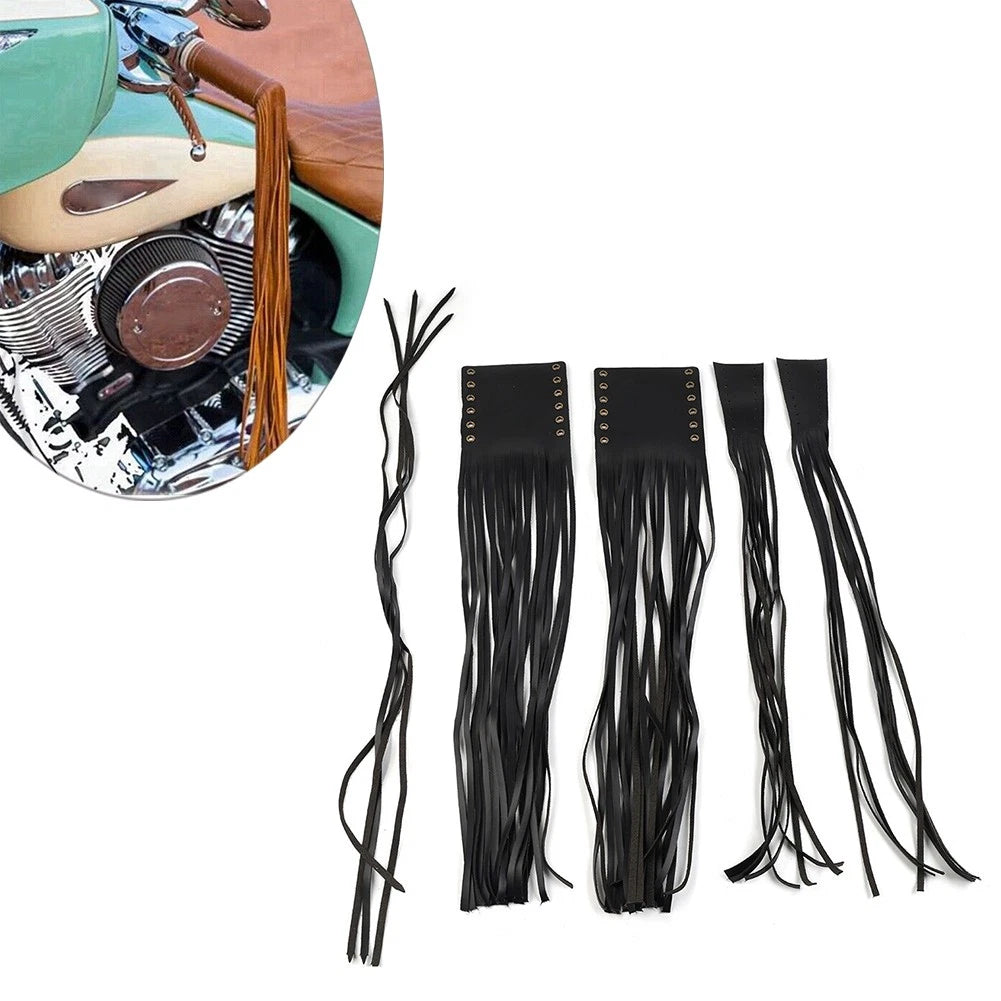 Universal Handlebar Grip Tassel with Clutch Lever Fringe Covers