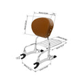 Backrest Sissy Bar Luggage Rack & Spools Kit for Indian Chieftain (2014–2023)