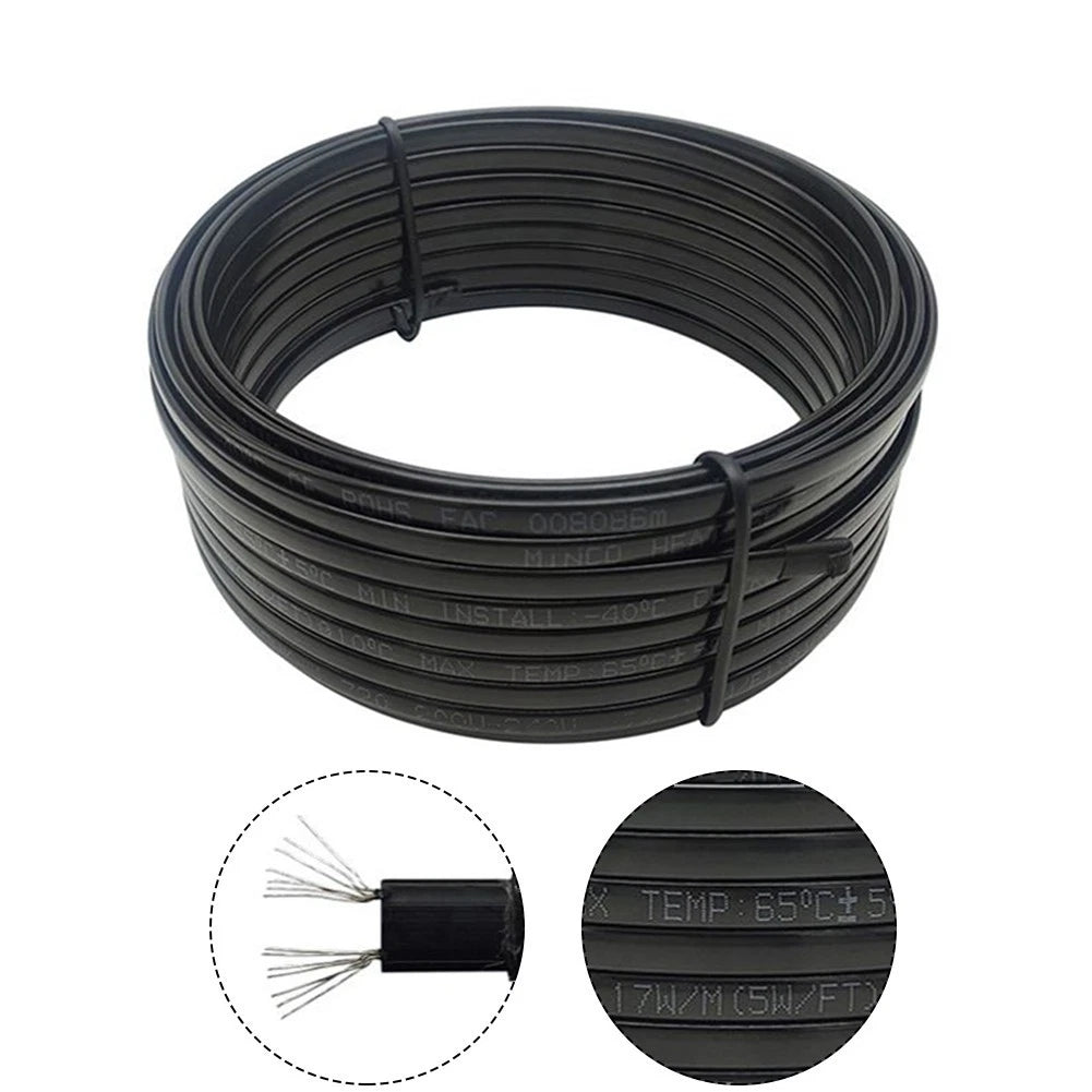 Heating Cable Self-Regulating Wire 17W/m 200V~240V (5/6/7/10/20/30/50m)