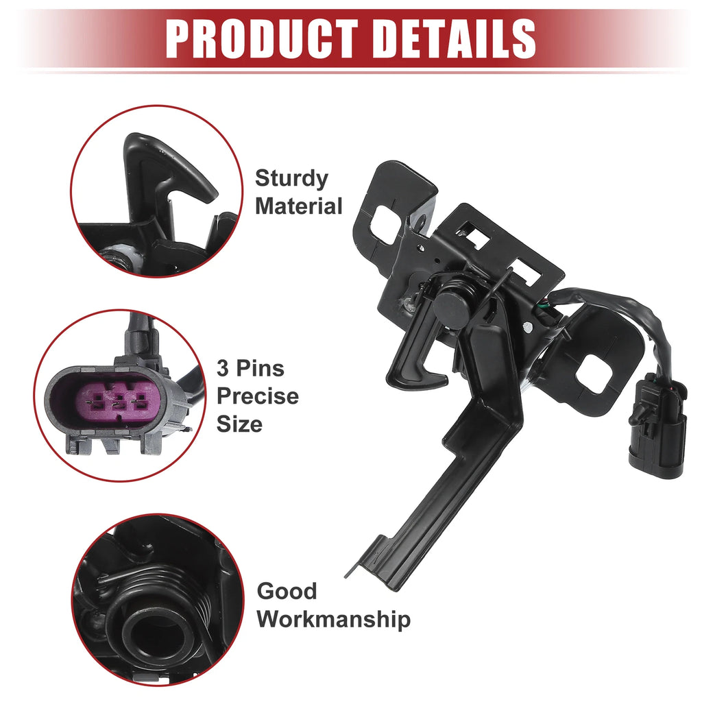 Hood Latch with Sensor for Chevrolet Cruze (2012–2016)
