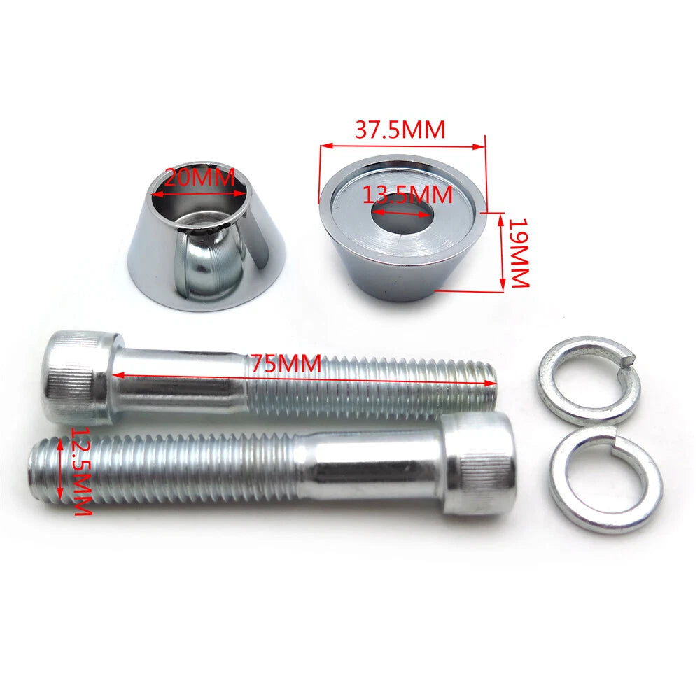 Set of 4 Hex Socket Head Cap Screws for Harley Softail FLST Dyna (1973–2018)