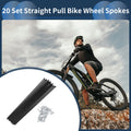 Bicycle Spokes 157mm Straight Pull 14G for 20 Set Wheel Spoke Replacement