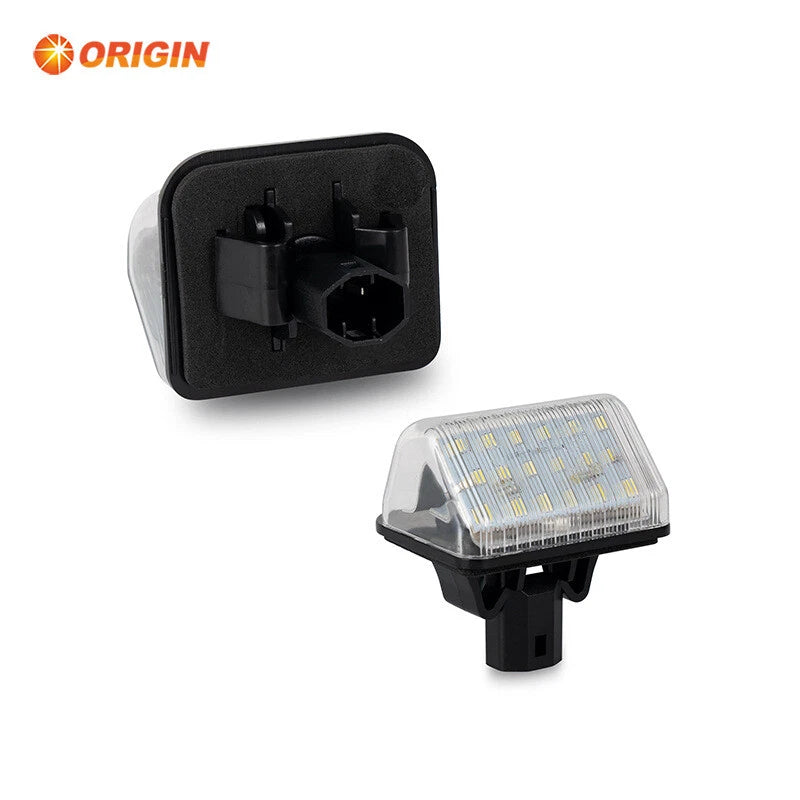 2X White LED License Plate Light for Mazda CX-5 (2013–2014) CX-7 (2007–2012)