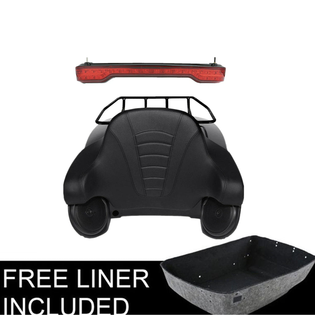 Trunk Pad Mount Rack & Speakers Tail Light for Harley Road Glide (2014–2026)