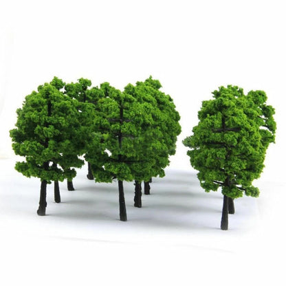 20PCS Trees for Model Train Railroad Diorama Scenery Decoration