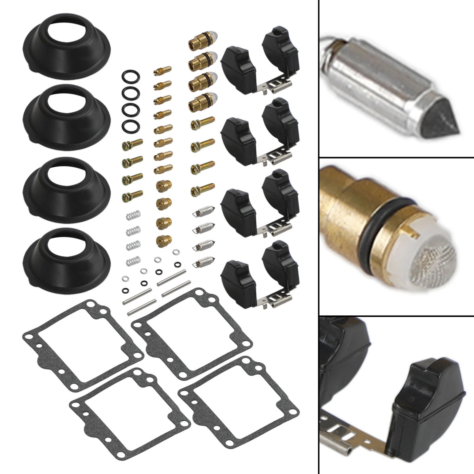 4X Carburetor Rebuild Repair Kit for Yamaha XS1100 XS1100L/S (1980–1981)