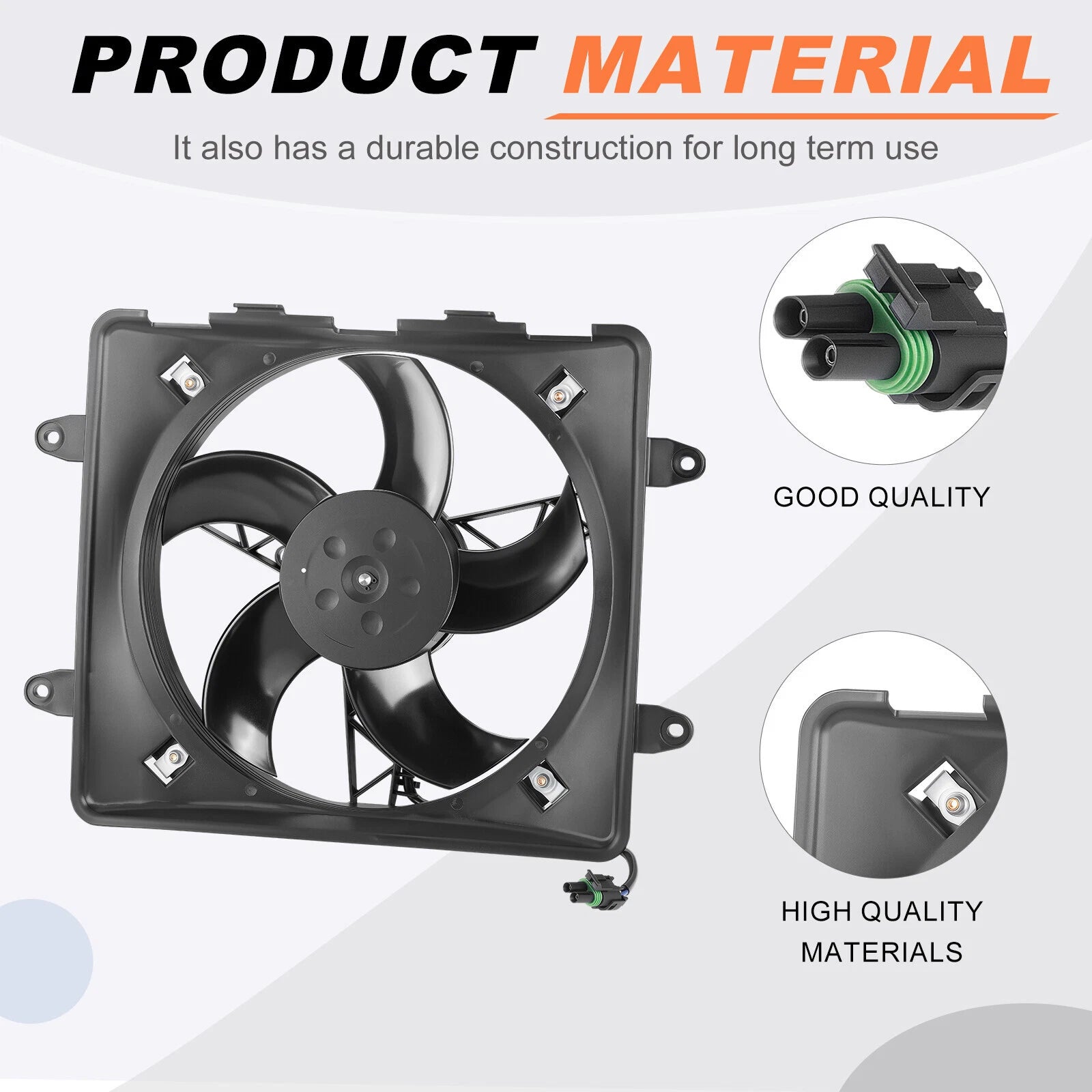 Cooling Fan Assembly W/ Radiator for Polaris Sportsman ACE 325 570 (2014–2015)