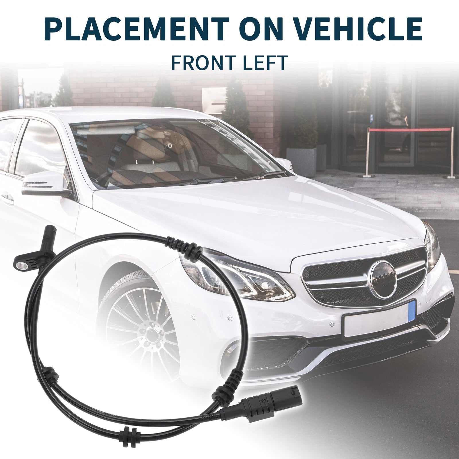 Front Left ABS Wheel Speed Sensor for Mercedes-Benz E320 (2003–2009)