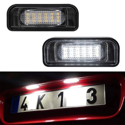2Pcs SMD LED License Plate Light for Mercedes S-Class (2000–2006)