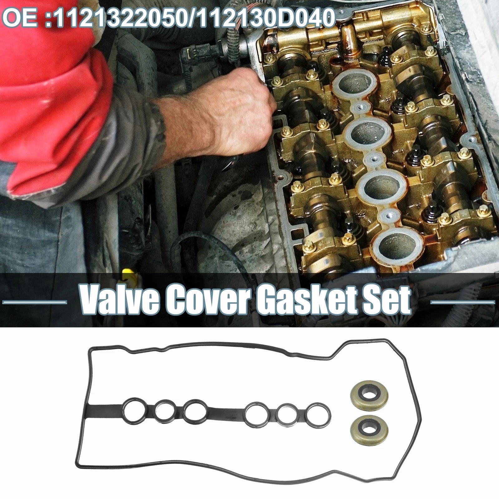 Valve Cover Gasket Set for Toyota Corolla 2001–2008