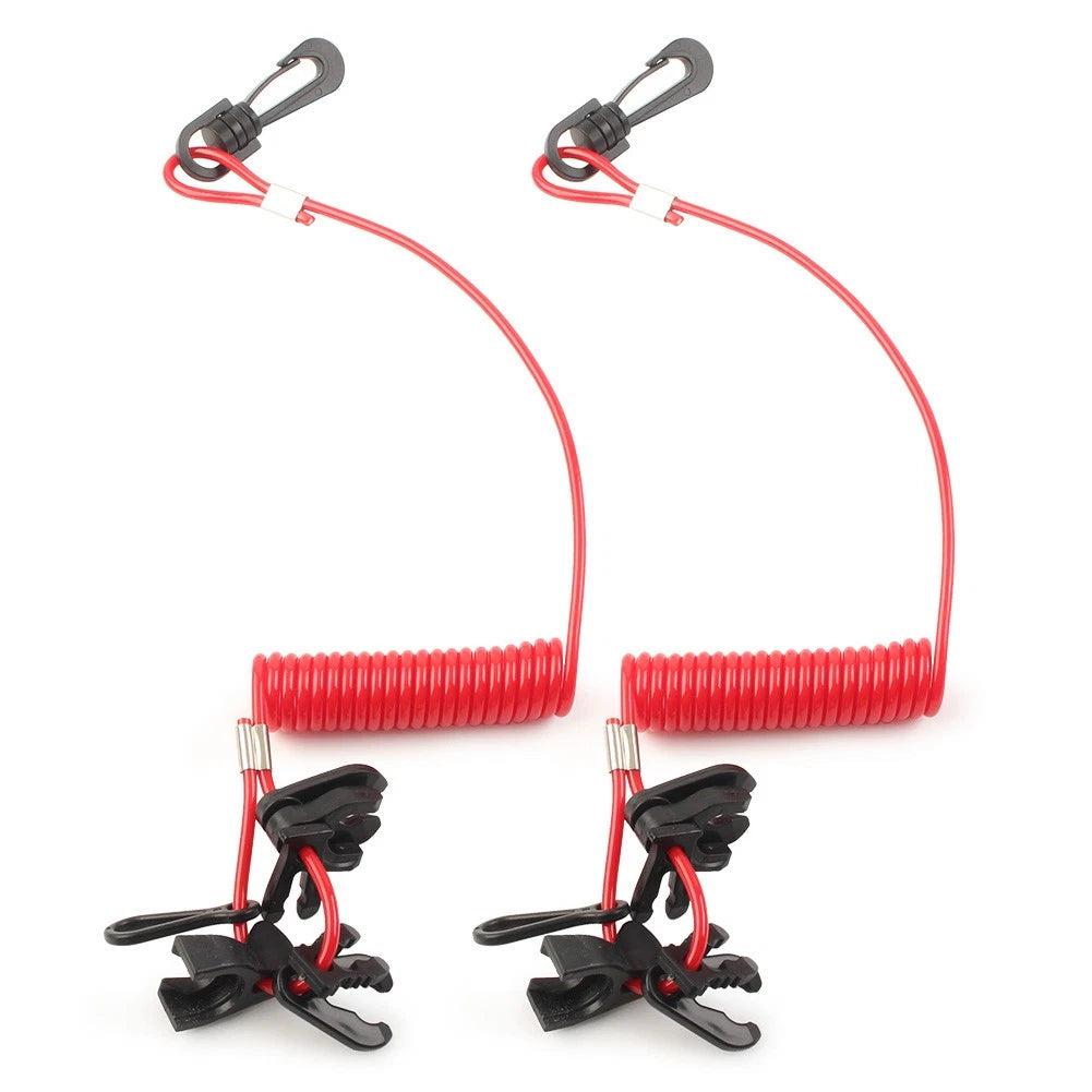 2X Boat Kill Switch Key Set for Johnson, Yamaha, Suzuki