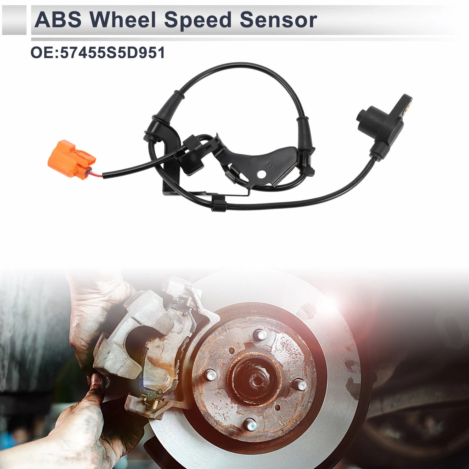 ABS Wheel Speed Sensor Front Left for Honda Civic (2012–2015)