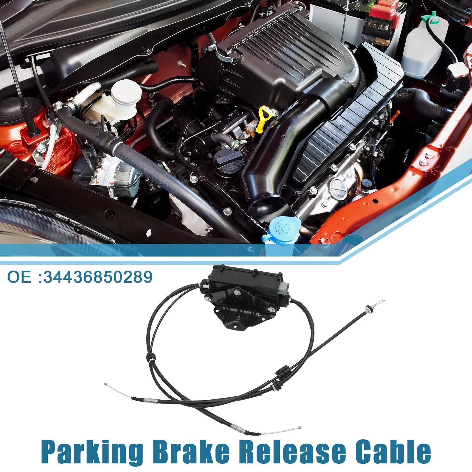 Parking Brake Release Cable with Control Unit for BMW X5 (2007–2013)