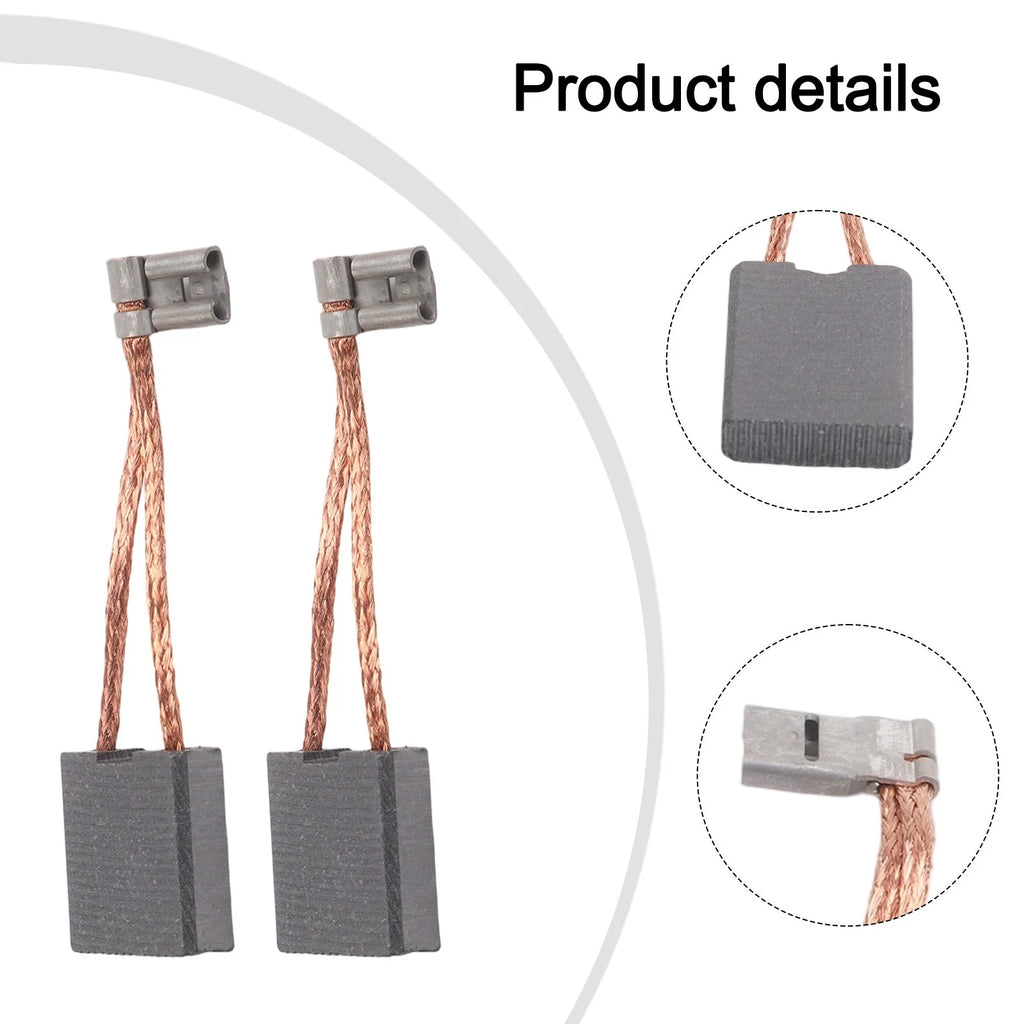 2PCS Carbon Brush for 180 230 Angle Grinder (Motor Replacement)