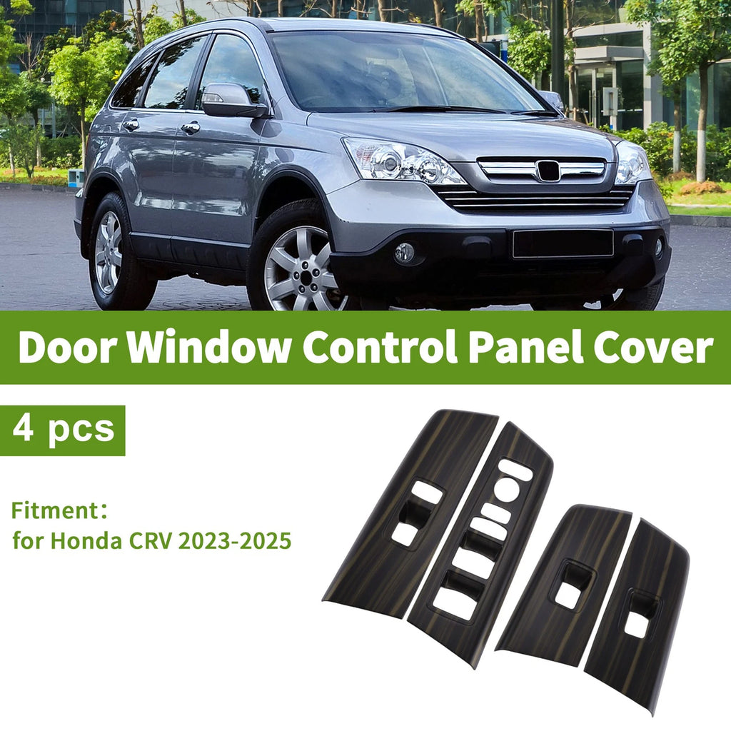 4Pcs Window Switch Bezel Cover Replacement for Honda CRV (2023–2025)
