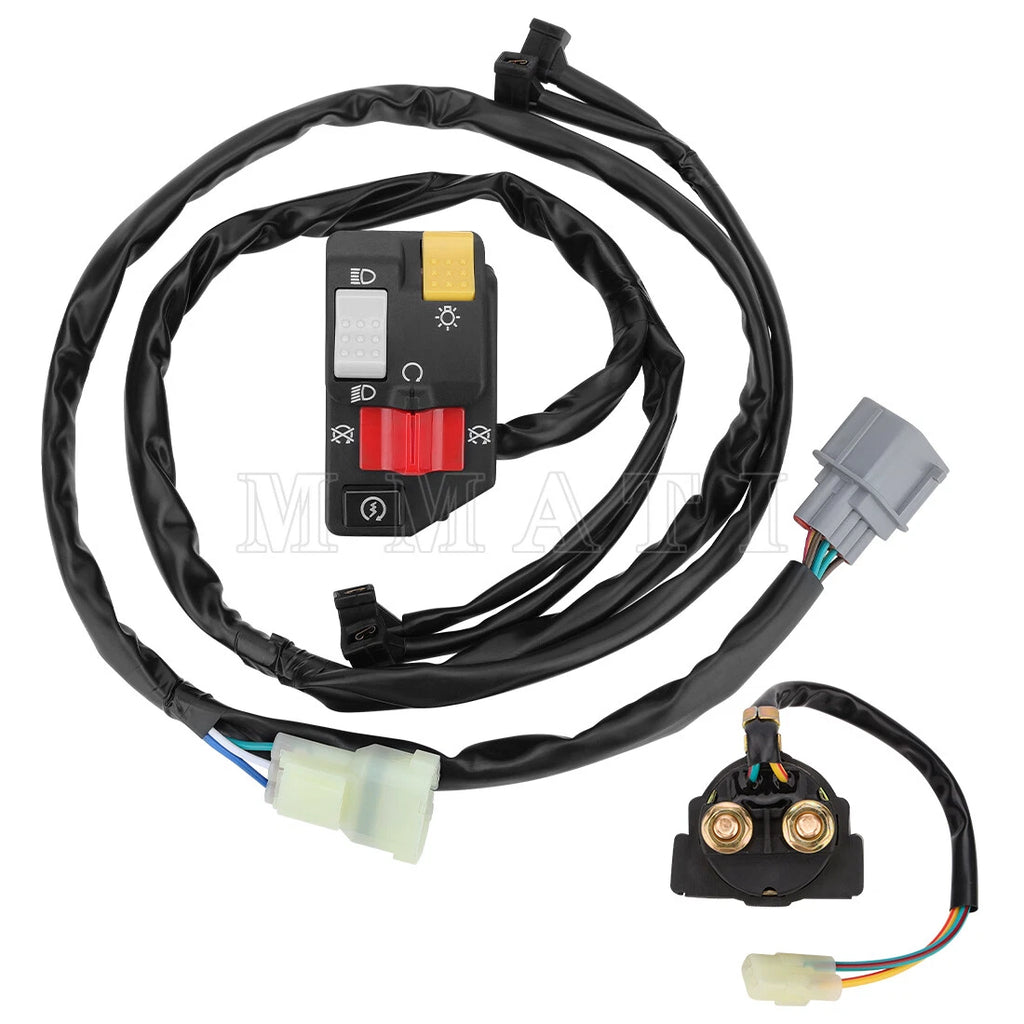 Handlebar Switch & Starter Relay for Honda Rancher 350 TRX350FM/TM (2006)