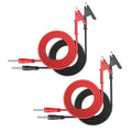Electrical Testing Cables with Crocodile Clips and Banana Ends for Universal Use