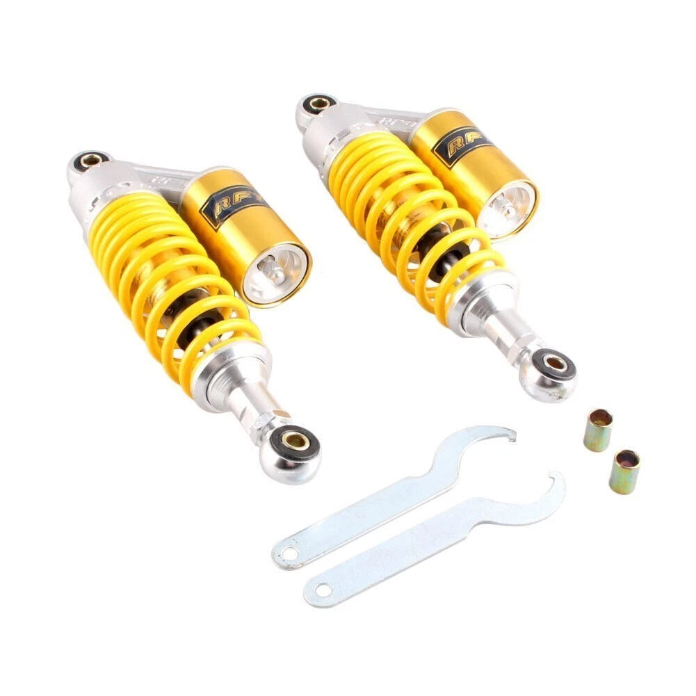 2X 280mm Rear Air Shock Absorbers for Scooter Bike Moped (Fit )