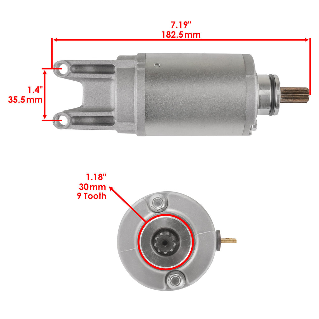 Starter Motor Replacement with Relay Solenoid for Suzuki Bandit GSF600S (1996–2003)