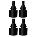 Fuel Filler Bumper Gas Cap Replacement Stable Characteristics 4-piece Set