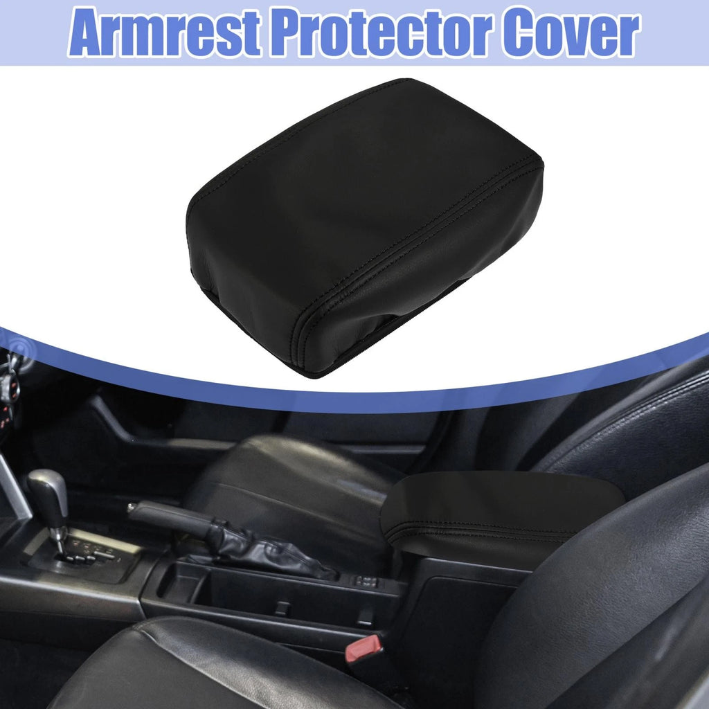 Armrest Protector Cover Faux Leather for Subaru Forester (2013–2018) Black