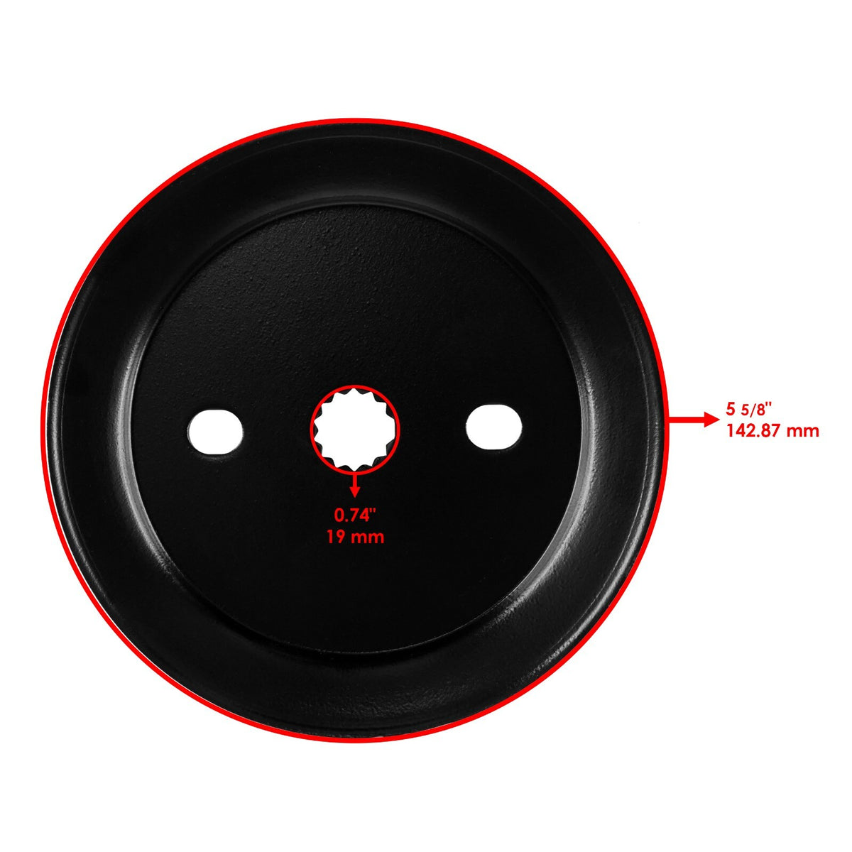 Spindle Assembly W Pulley Front 48 Inch for John Deere LX289 (2010–2018)