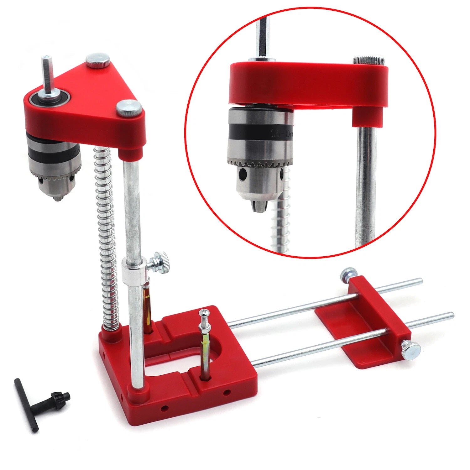 Adjustable Hole Drilling Template Tool for Woodworking