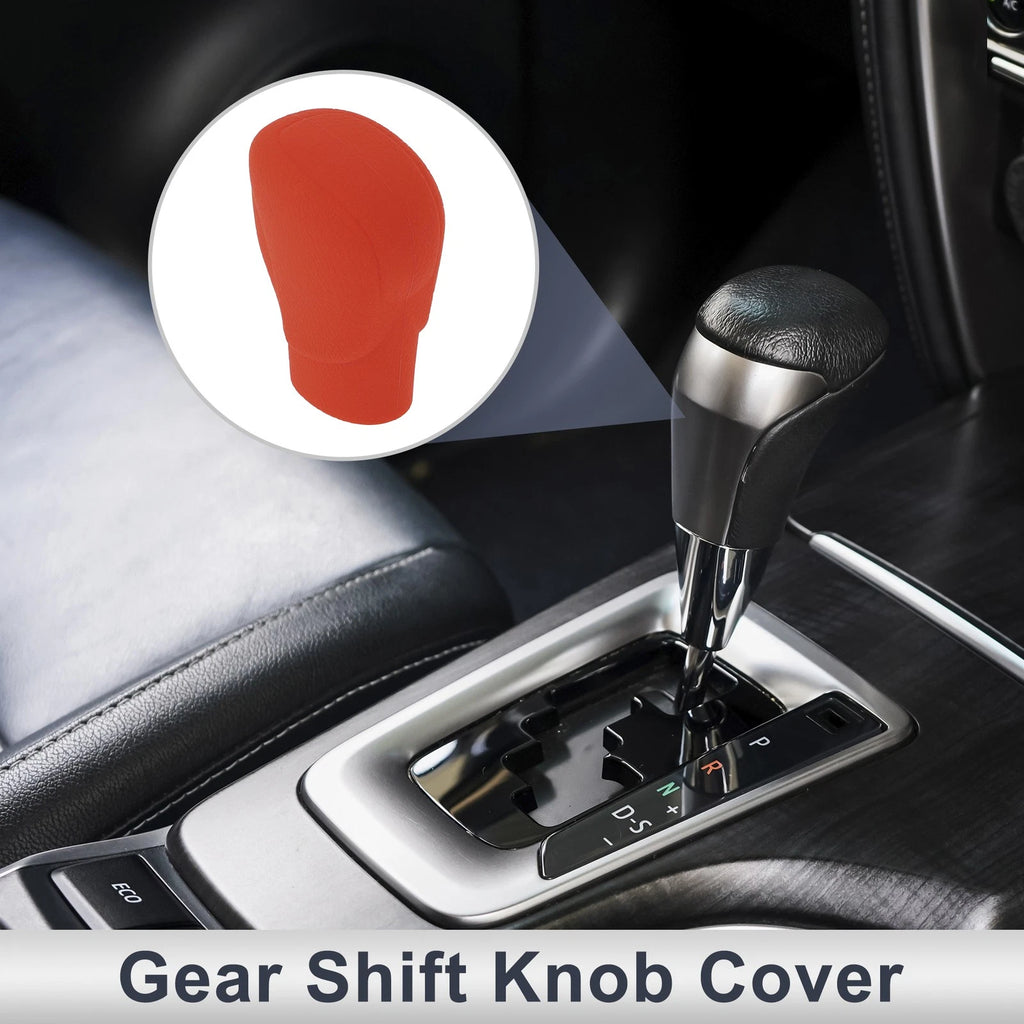 Gear Shift Knob Cover Replacement Red Silicone for Honda Accord (2018–2022)