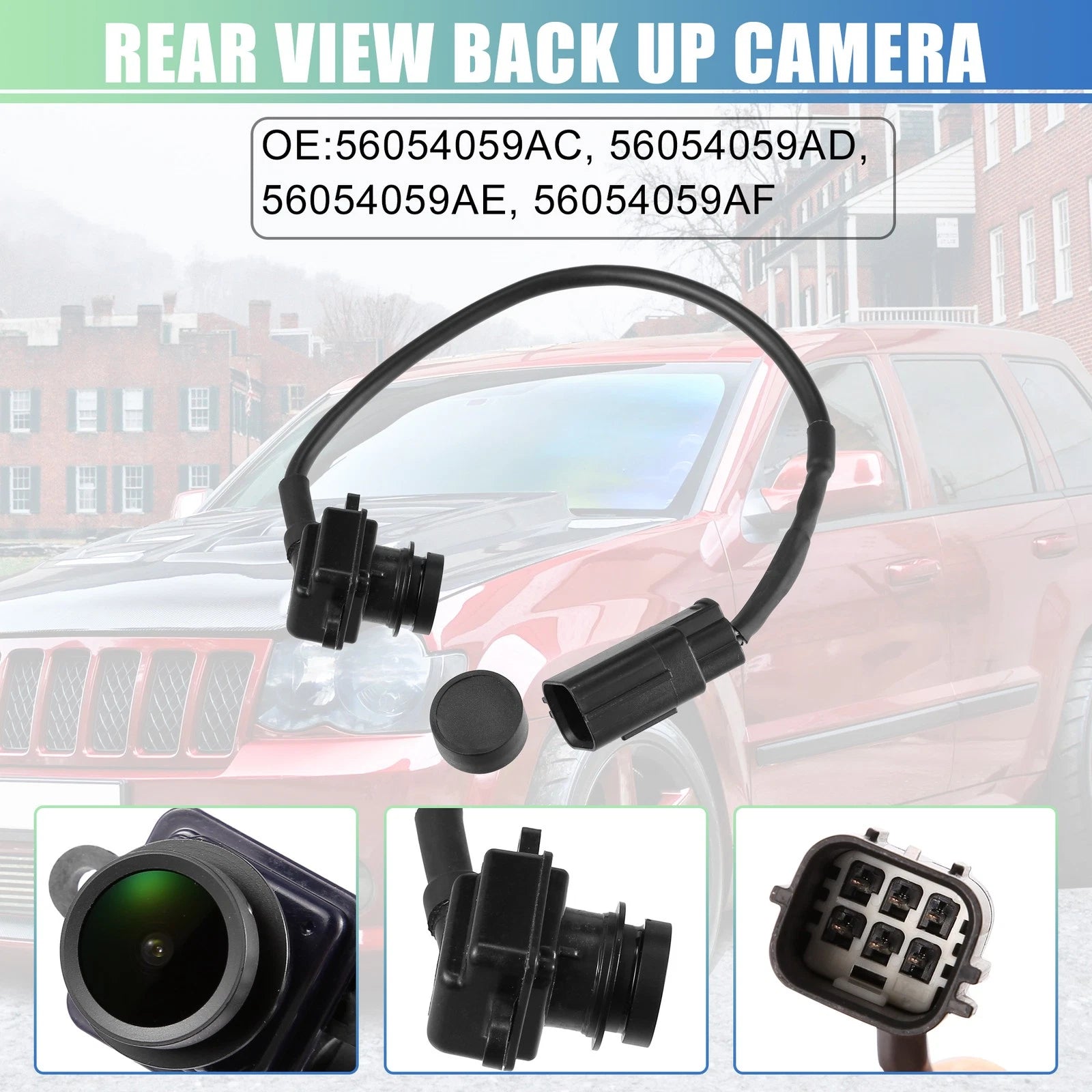 1 Pcs Rear View Back Up Camera Replacement for Jeep Grand Cherokee (2011–2013)