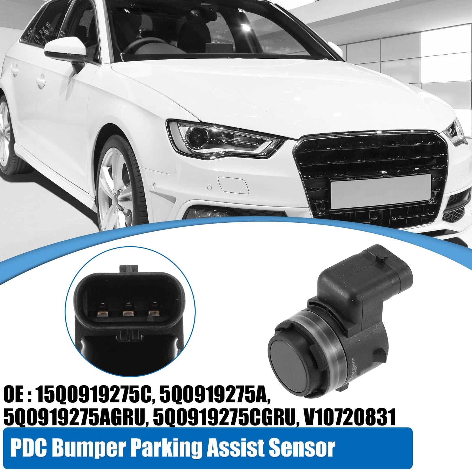 Rear Bumper Parking Sensor PDC Front for Audi A3 (2015–2020)