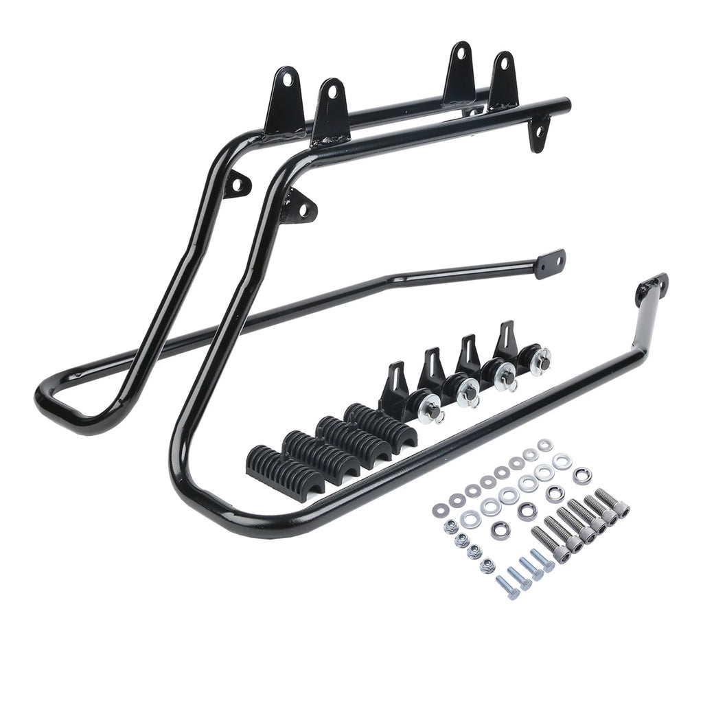Saddlebag Conversion Brackets for Harley Softail (w/ Hardware)