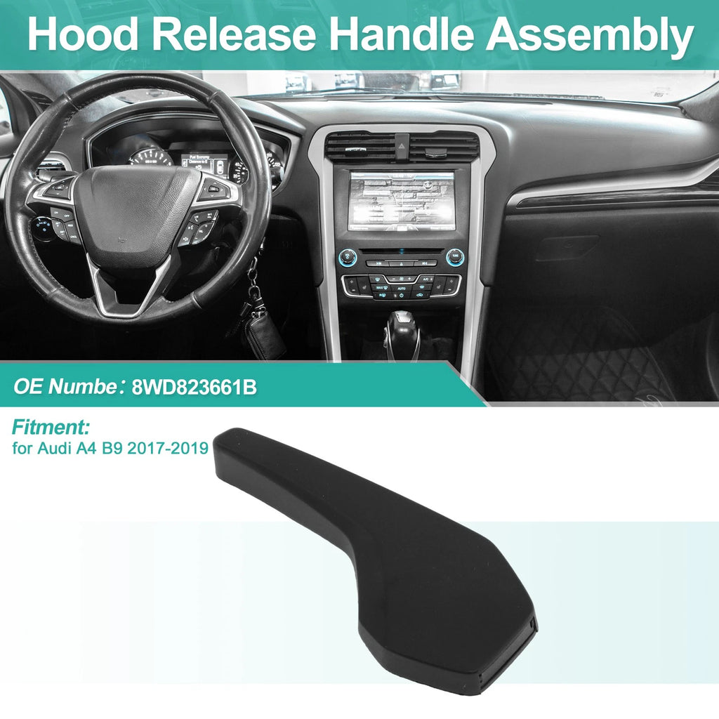 Hood Latch Release Handle for Audi A4 B9 (2017–2019) Hood Release