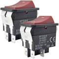Rocker Switch 20A 250V AC IP55 for Tools (HY12-9-4)